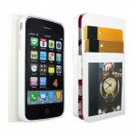 Wholesale iPhone 4S 4 Slim Flip Design Wallet Case (Flower)